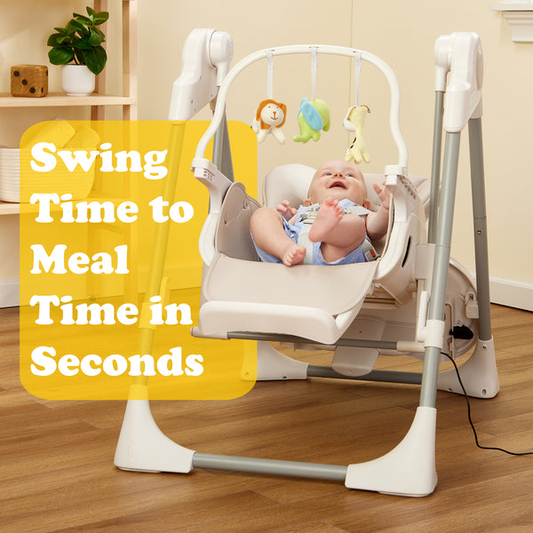 peg perego swing SnuggleBug 2-in-1 Infant Swing and High Chair